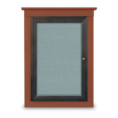 United Visual Products Single Door Enclosed Cathedral Letterboa, UV1302CD-SATIN-BLACK UV1302CD-SATIN-BLACK